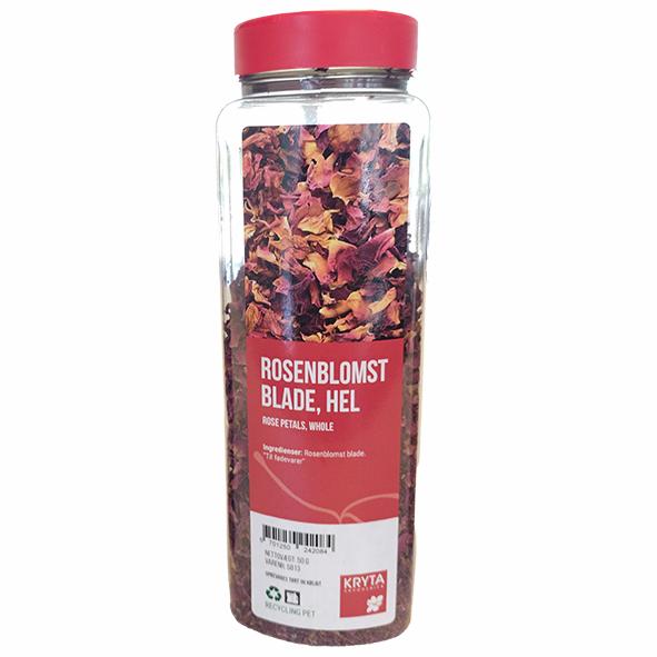 Rose petals dried whole 50 g jar